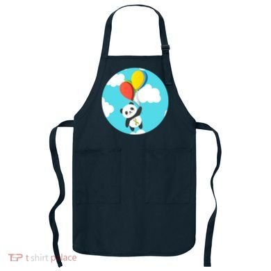 Autism Awareness Panda Bear Apron