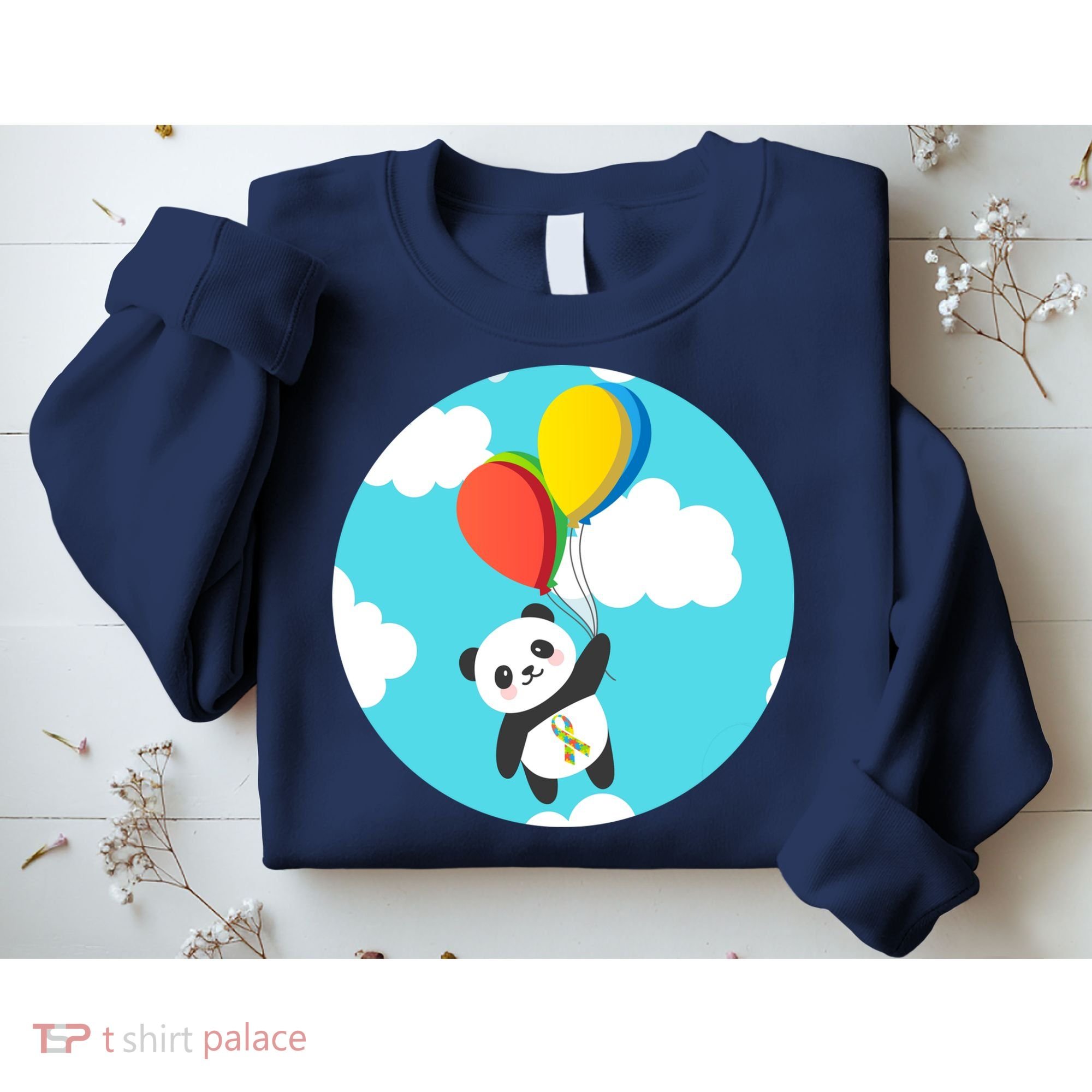 Autism Awareness Panda Bear Sweatshirt