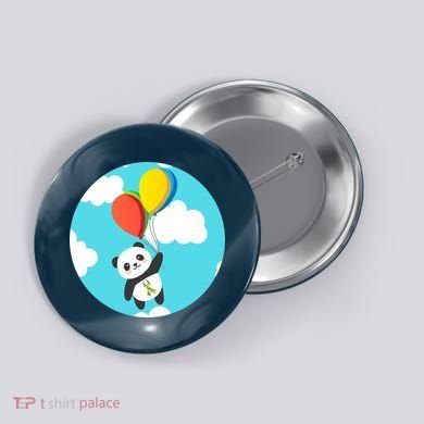 Autism Awareness Panda Bear Button