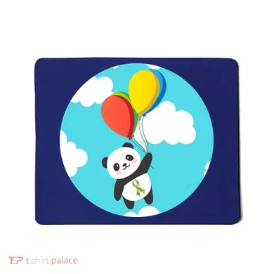 Autism Awareness Panda Bear Mousepad