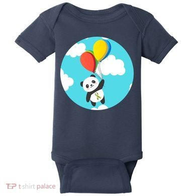 Autism Awareness Panda Bear Baby Bodysuit