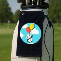 Autism Awareness Panda Bear Golf Towel thumb 2