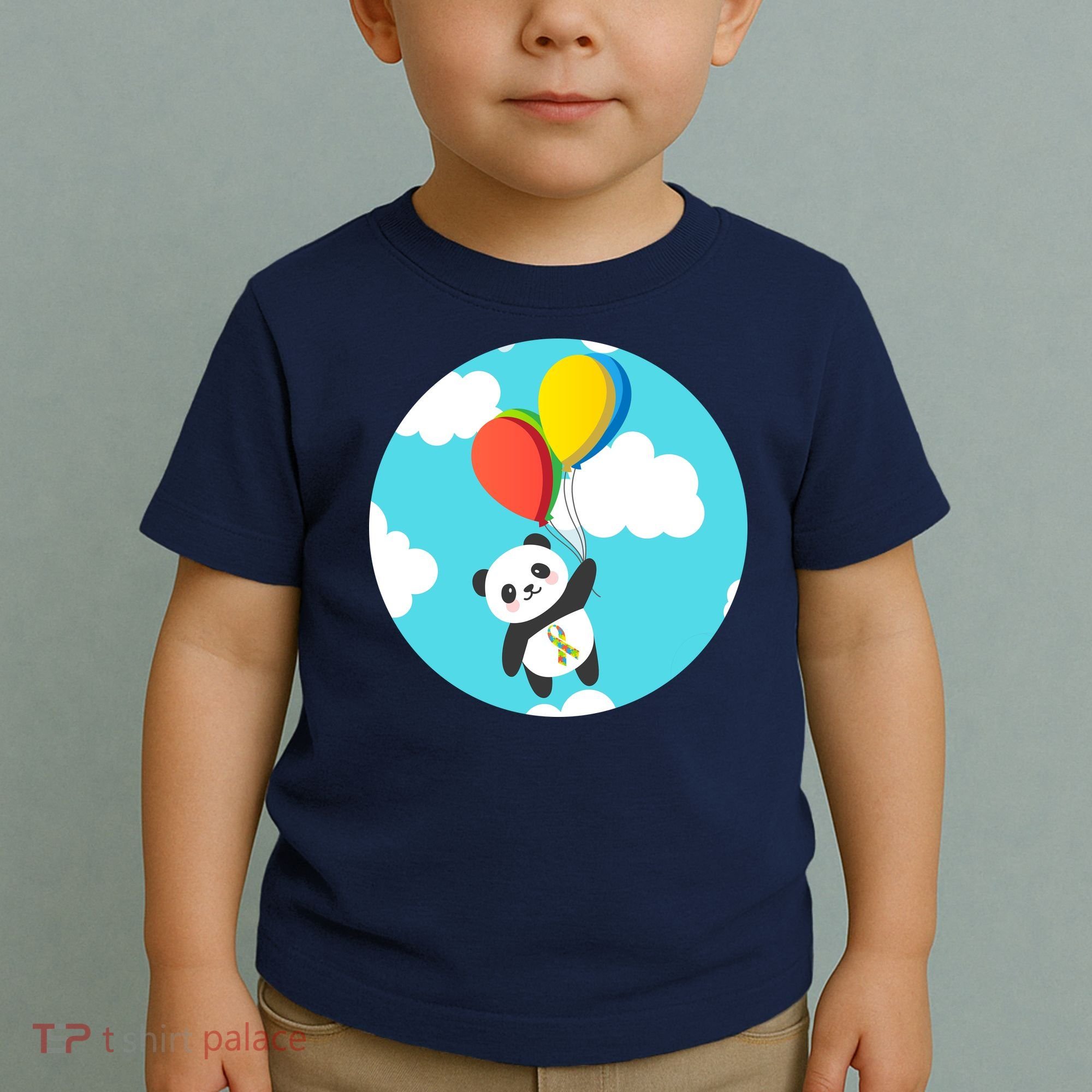Autism Awareness Panda Bear Toddler T-Shirt