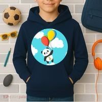 Autism Awareness Panda Bear Kids Hoodie thumb 2