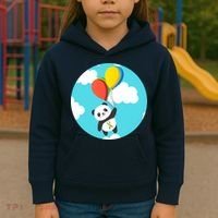 Autism Awareness Panda Bear Kids Hoodie thumb 3