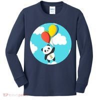 Autism Awareness Panda Bear Kids Long Sleeve Shirt thumb 0