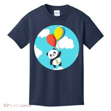 Autism Awareness Panda Bear Kids T-Shirt