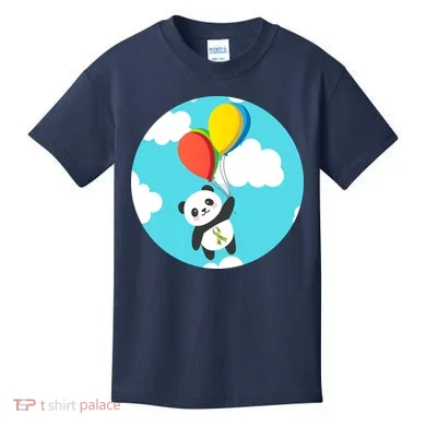 Autism Awareness Panda Bear Kids T-Shirt