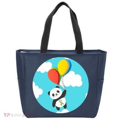 Autism Awareness Panda Bear Tote Bag