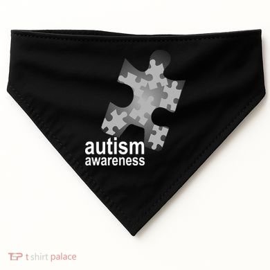 Autism Awareness Puzzle USA-Made Doggie Bandana