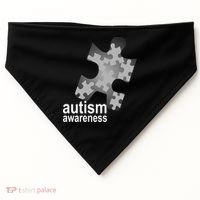Autism Awareness Puzzle USA-Made Doggie Bandana thumb 0
