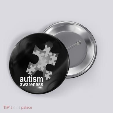 Autism Awareness Puzzle Button
