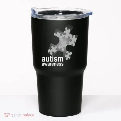 Autism Awareness Puzzle Tumbler