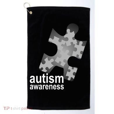 Autism Awareness Puzzle Golf Towel