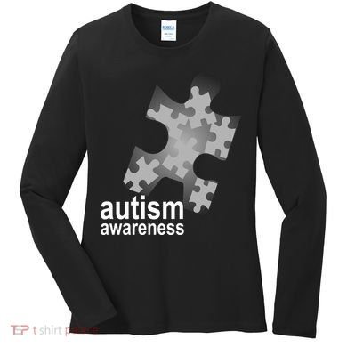 Autism Awareness Puzzle Women's Long Sleeve Shirt