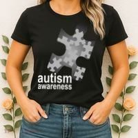 Autism Awareness Puzzle Women's T-Shirt thumb 2