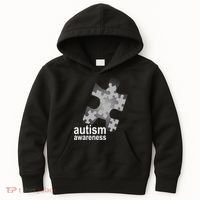 Autism Awareness Puzzle Kids Hoodie thumb 0