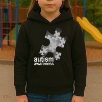 Autism Awareness Puzzle Kids Hoodie thumb 3