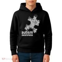 Autism Awareness Puzzle Kids Hoodie thumb 4