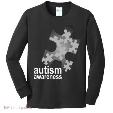 Autism Awareness Puzzle Kids Long Sleeve Shirt