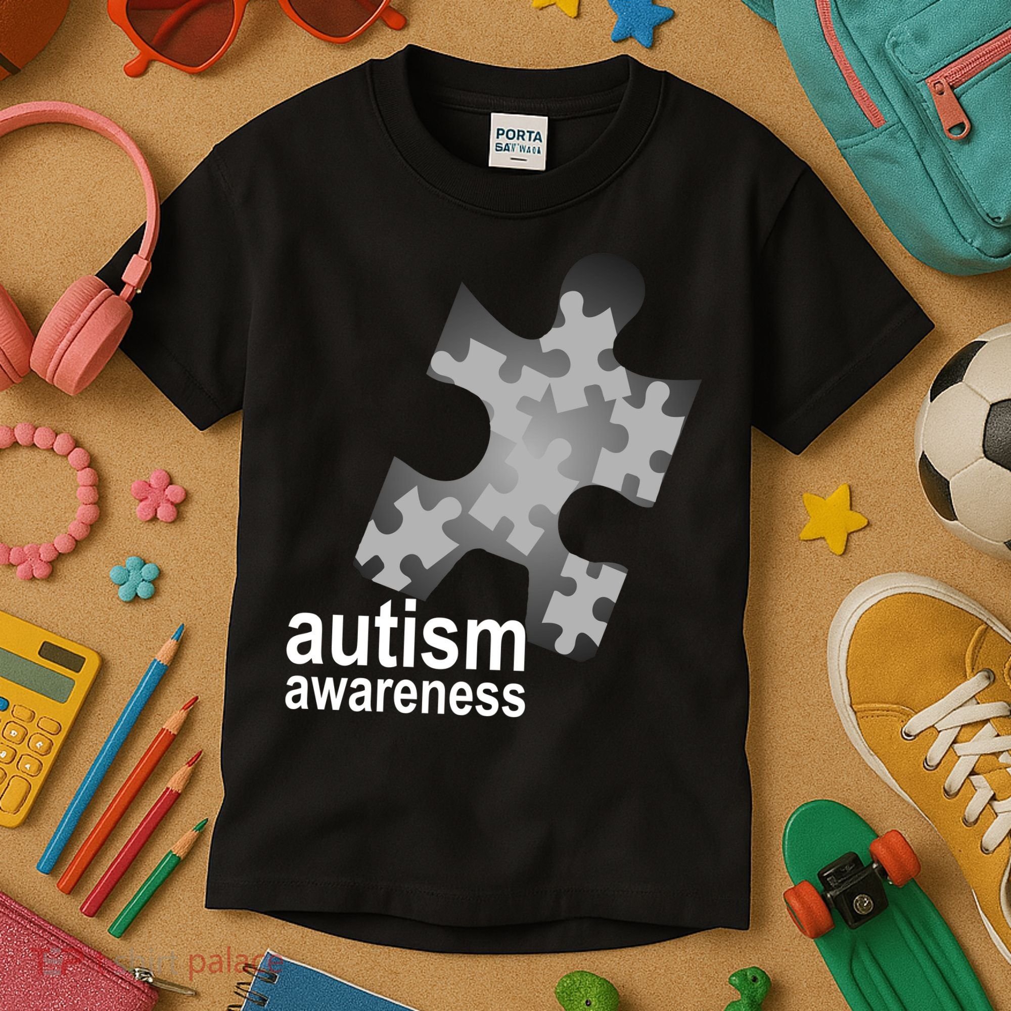 Autism Awareness Puzzle Kids T-Shirt