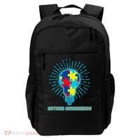 Autism Awareness Puzzle Light Bulb Backpack thumb 0