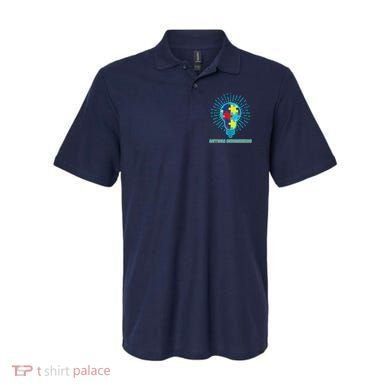 Autism Awareness Puzzle Light Bulb Polo
