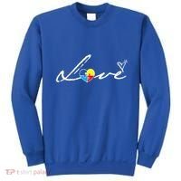 Autism Awareness Puzzle Piece Heart Sweatshirt thumb 0