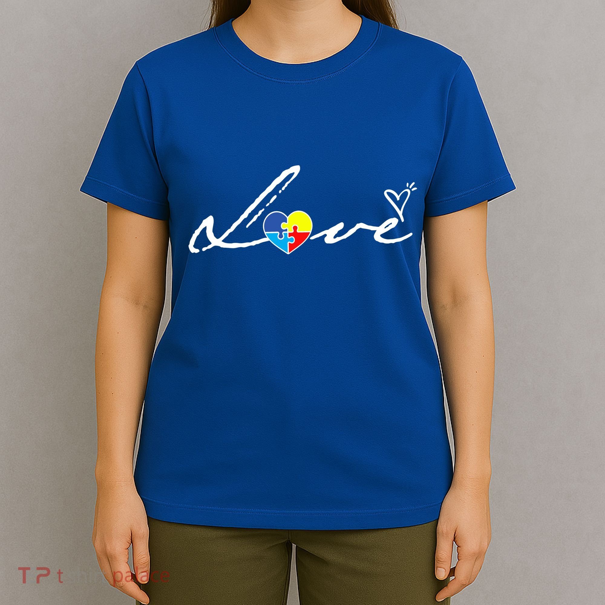 Autism Awareness Puzzle Piece Heart T-Shirt