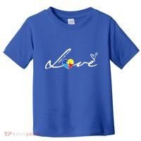 Autism Awareness Puzzle Piece Heart Toddler T-Shirt thumb 0