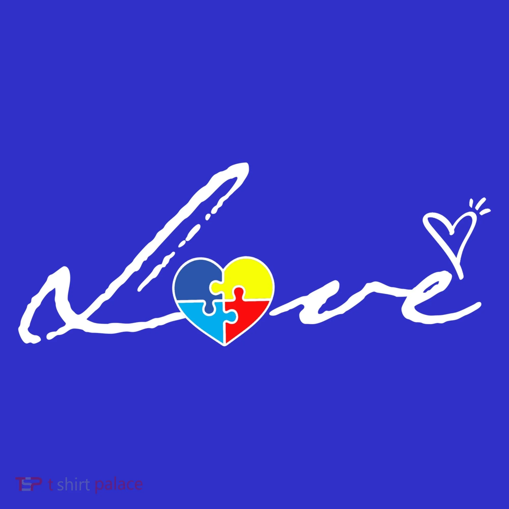 Autism Awareness Puzzle Piece Heart Women's T-Shirt