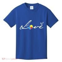 Autism Awareness Puzzle Piece Heart Kids T-Shirt thumb 0
