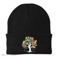 Autism Awareness Puzzle Piece Tree Beanie thumb 0