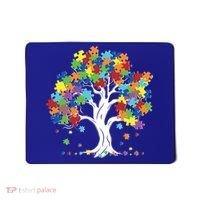 Autism Awareness Puzzle Piece Tree Mousepad thumb 0