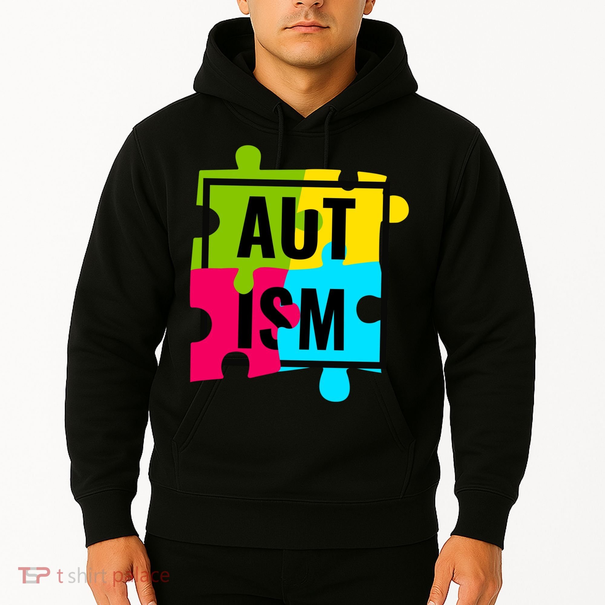 Autism Awareness Puzzle Pieces Hoodie