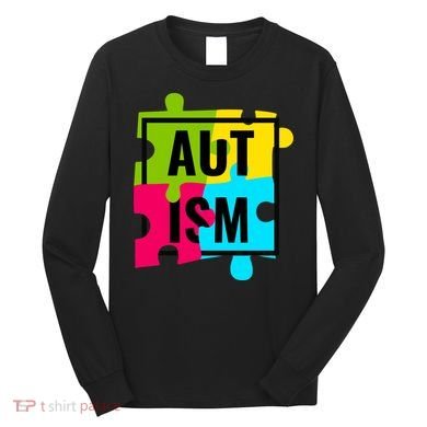 Autism Awareness Puzzle Pieces Long Sleeve Shirt
