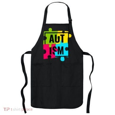 Autism Awareness Puzzle Pieces Apron