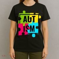 Autism Awareness Puzzle Pieces T-Shirt thumb 4