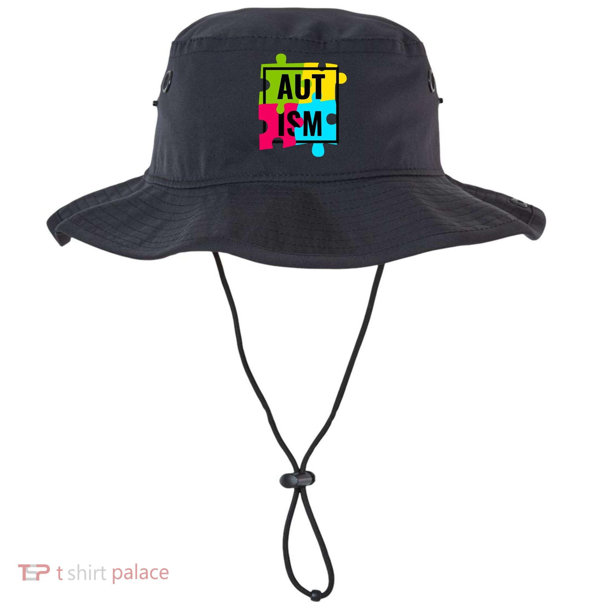 Autism Awareness Puzzle Pieces Bucket Hat