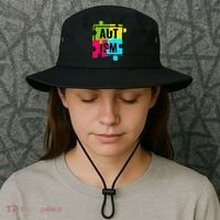 Autism Awareness Puzzle Pieces Bucket Hat thumb 3