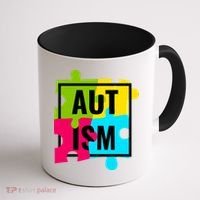 Autism Awareness Puzzle Pieces Coffee Mug thumb 1