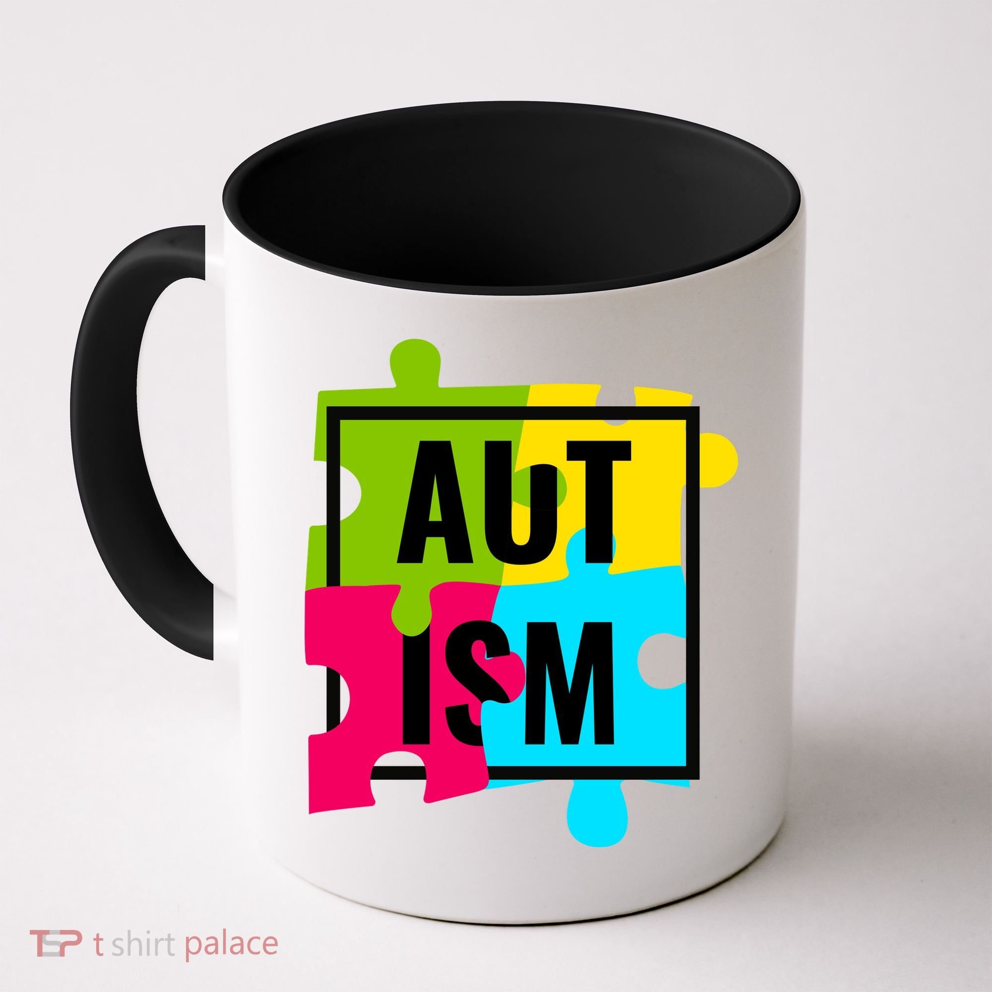 Autism Awareness Puzzle Pieces Coffee Mug