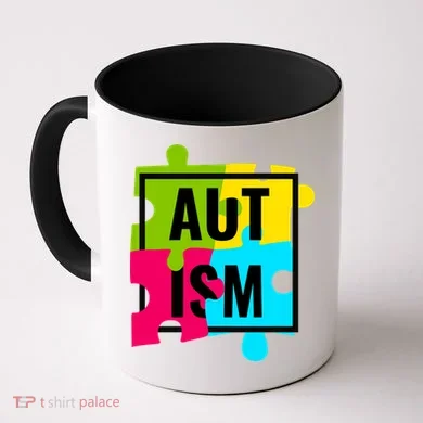 Autism Awareness Puzzle Pieces Coffee Mug