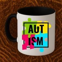 Autism Awareness Puzzle Pieces Coffee Mug thumb 2
