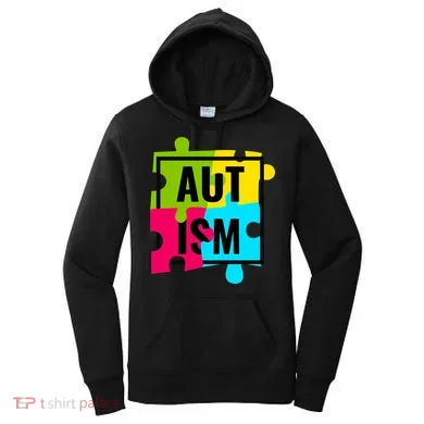 Autism Awareness Puzzle Pieces Women's Hoodie