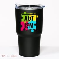 Autism Awareness Puzzle Pieces Tumbler thumb 0