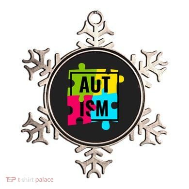 Autism Awareness Puzzle Pieces Ornament