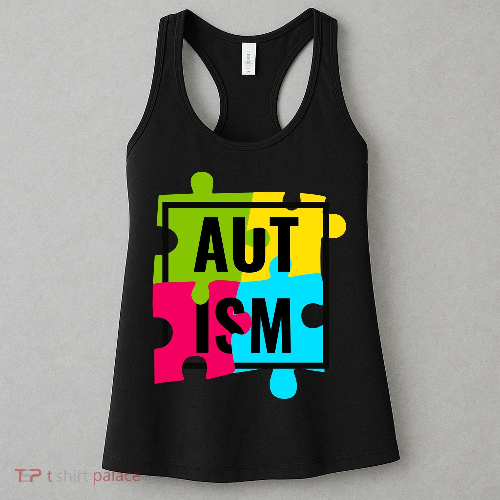 Autism Awareness Puzzle Pieces Women's Tank Top