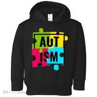 Autism Awareness Puzzle Pieces Toddler Hoodie thumb 0
