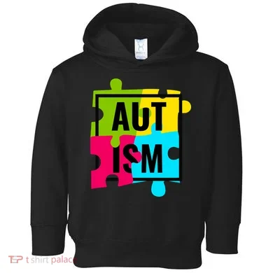 Autism Awareness Puzzle Pieces Toddler Hoodie